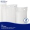 Kenney Mfg Microban Protected Lightweight PEVA Shower Liner, 70in W x 72in H, Clear, 2-Pack MB61122PK2 - alternate 9
